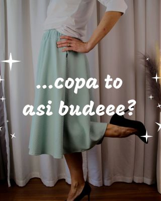 „Mlsanda na novou sukýnku 😍🩰✨ Wooow!“ „To mě tak těší dělat vám radost 😍💛✨ Ono je to tak krásně oboustranné 🥰“